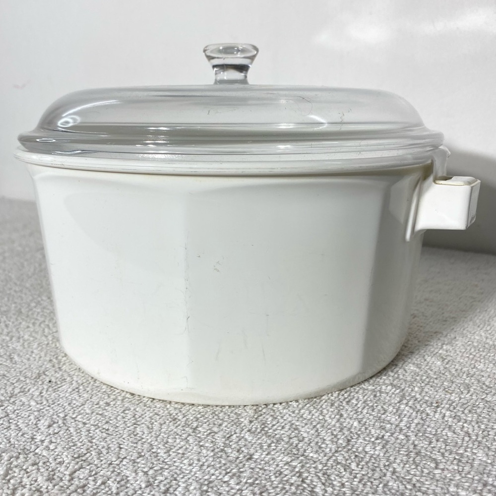 Vintage Princess House Nouveau Convertible Ceramic 2qt Sauce Pan With Lid - Picture 12 of 15